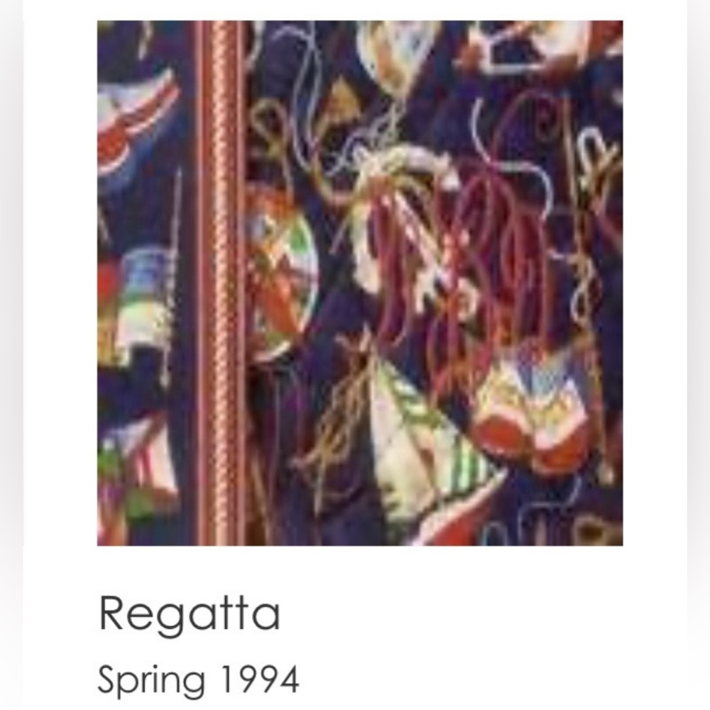 Vintage VERA BRADLEY 1994 Regatta Cosmetic Case - Picture 7 of 7